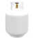 Propane tank with half collar.
